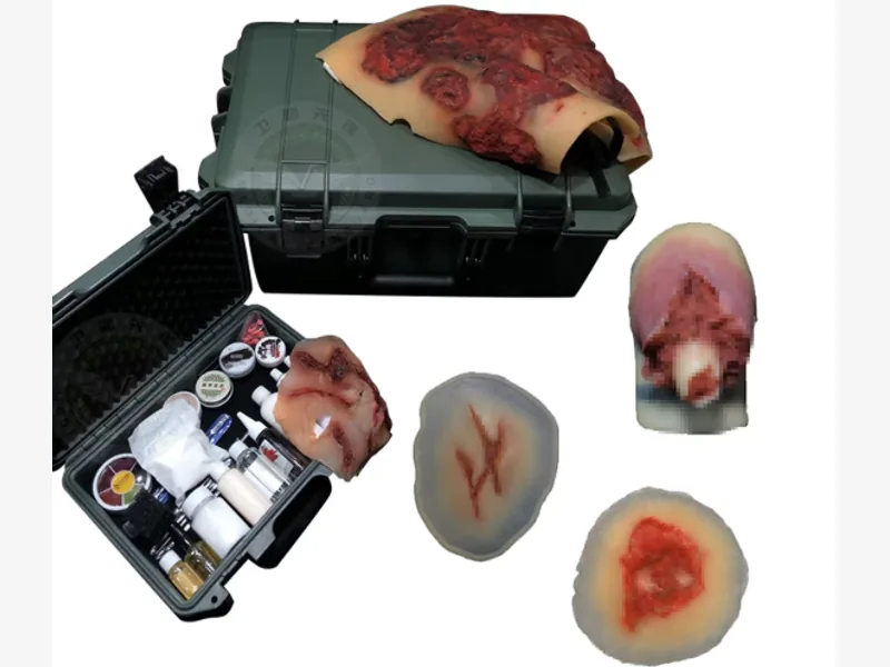 Wound Simulation Moulage Kit – Professional (42 Types)